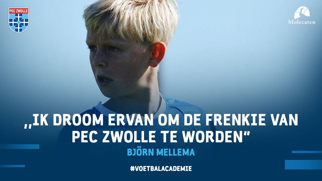 Interview jeugdspeler Björn Mellema: bit.ly/bjornispec #peczwolle #voetbalacademie