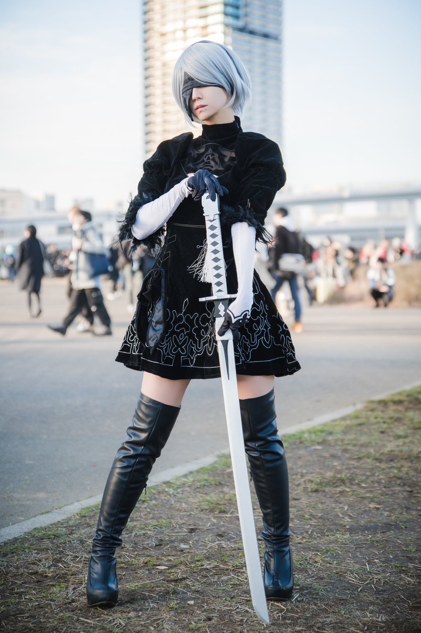 三分妄想 NieR Automata ニーア オートマタ コスプレ 2B ヨルハ