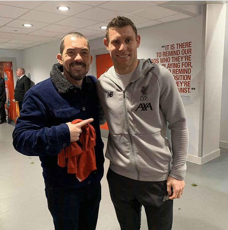 CMurphyFans's tweet photo. Packy Lee with Virgil Van Dijk and James Milner for Liverpool βs match against Wolves at #Anfield . #LFC #PeakyBlinders #JohnnyDogs ( π· https://t.co/Ps1hDbYtXF ) https://t.co/etQZyydxhP