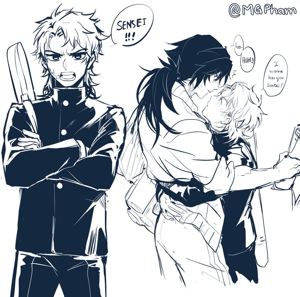 MGPham's tweet photo. #錆義 sabigiyuu Gakuen AU
Their height gap heal my soul https://t.co/yxPZT7bthw