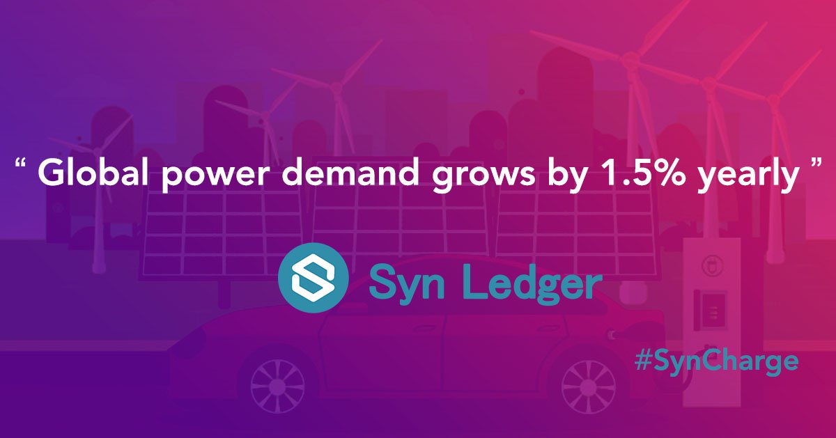 SynLedger's tweet photo. With growing energy demands, it is essential to find, new sustainable models for energy production and supply
Learn how how we can bring this change on https://t.co/UnxrnqhGYP
#Syncharge #synergytrade #marketplace #P2P #Blockchain #smartcontracts #Disruptive #Dapp #IEO https://t.co/9duLNnHICY