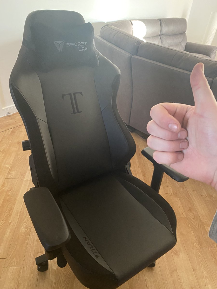 Love the new chair!!! #Secretlab