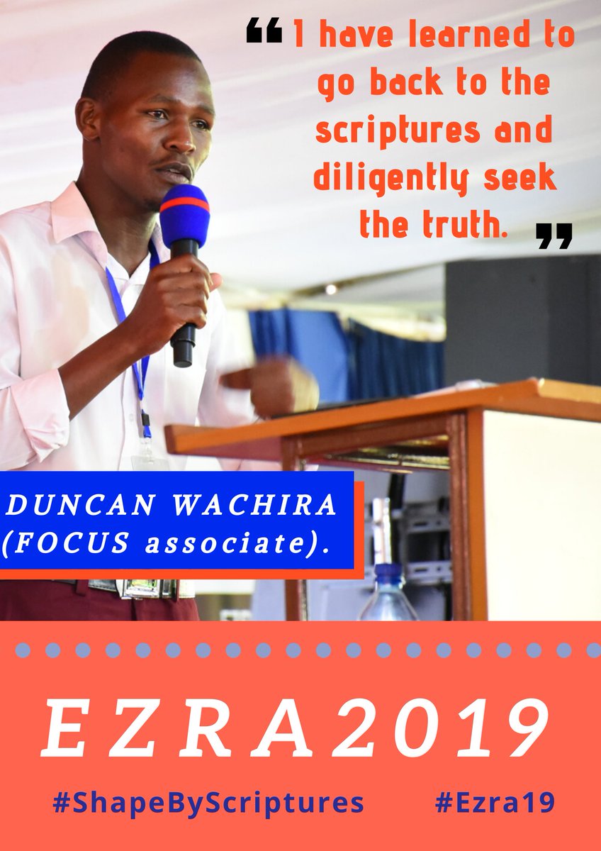 focuskenya's tweet photo. We had the privilege of listening to the experiences of 2 people with poisoned waters of falsehood. May we be more open to the truth that is eternally liberating.
#ShapedByScriptures
#ezra2019 https://t.co/4vlXZNQfAy