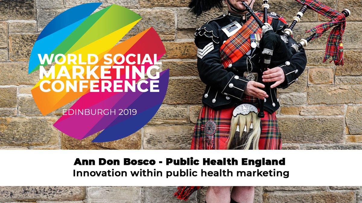 WSMConference's tweet photo. 📣 New video alert!

Watch Ann Don Bosco of @PHE_uk give her keynote speech at #WSMC19 in Scotland, discussing 'Innovation within Public Health Marketing'. Campaigns like @Change4Life &amp; modern techniques such as #neurotesting

https://t.co/qyBJUMqys6

#publichealth #socmar https://t.co/eNnfiMvbXI
