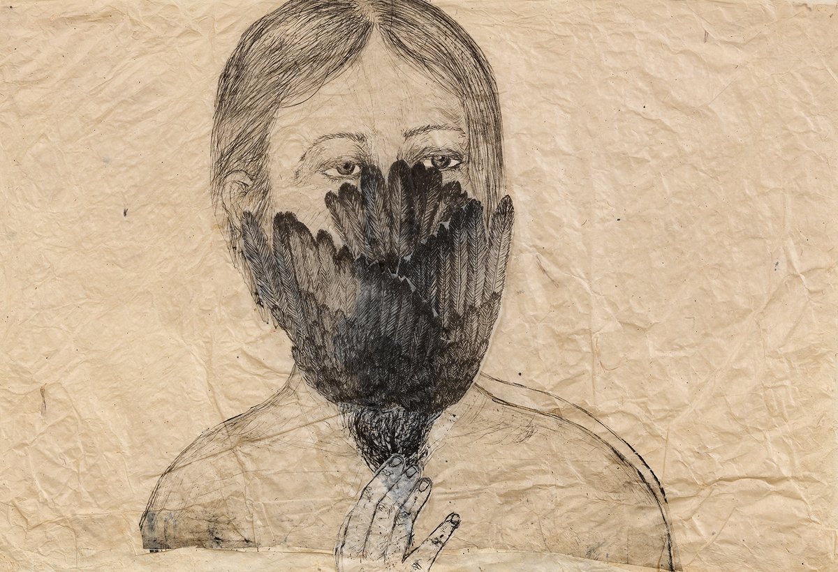 AlbertinaMuseum's tweet photo. Zu sehen bei #APassionForDrawing:
Kiki Smith | Ohne Titel (Woman with Bird) | 2003 | Donation de la Collection Florence et Daniel Guerlain, 2012 @CentrePompidou – Musée National d’Art Moderne, Paris | © Kiki Smith, Courtesy Pace Gallery
#ContemporaryDrawing #GuerlainCollection https://t.co/aA7PRBplUK