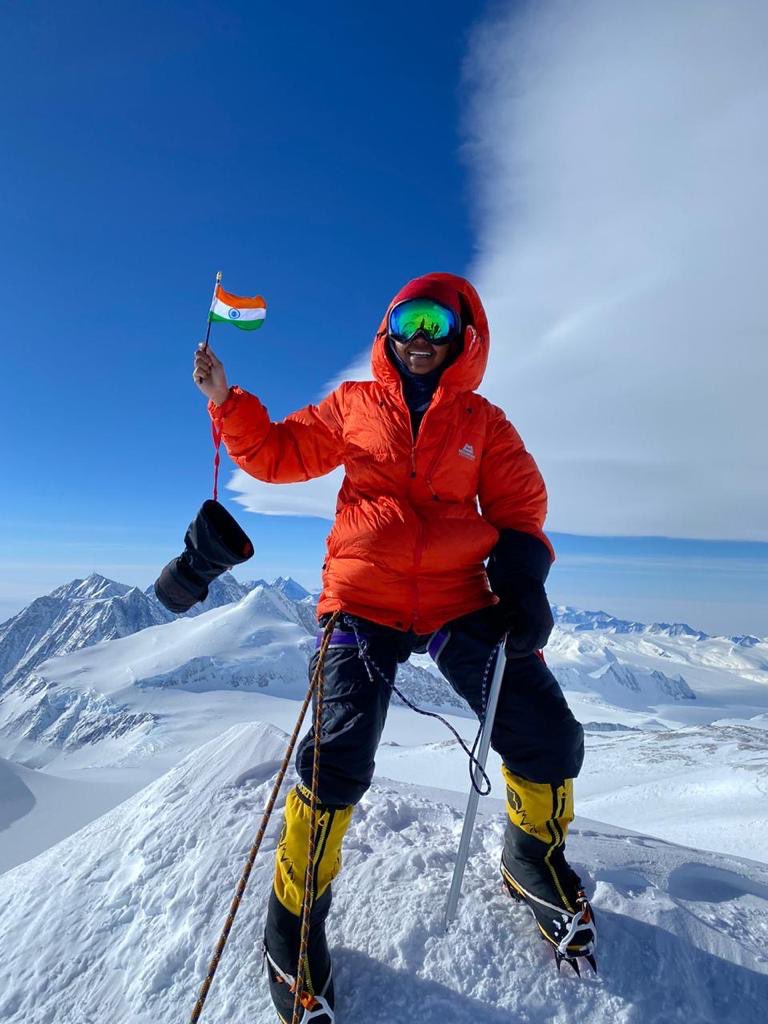 RSPraveenSwaero's tweet photo. Congrats, Poorna Malavath for scaling the peak of Mt Vinson of Antarctica on 26th December 2019. By conquering six highest peaks in the six continents in succession, you have once again proved that the gap between rich and poor is just an opportunity. https://t.co/Gr4yHWbHPU