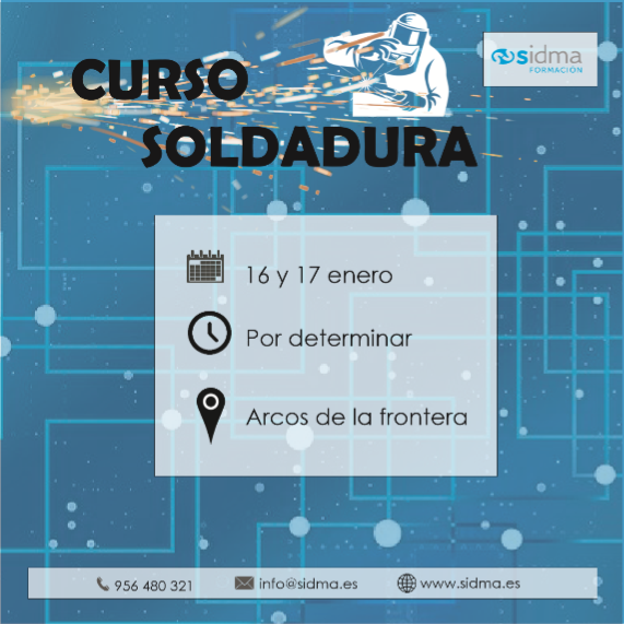Sidma_es's tweet photo. Apúntate a nuestro nuevo curso de soldadura, que tendrá lugar los próximos días 16 y 17 de enero en El Puerto de Santa María.
Para más información: ☎️956 480 321 📧info@sidma.es
#soldadura #formacion https://t.co/LvPK2fjXad