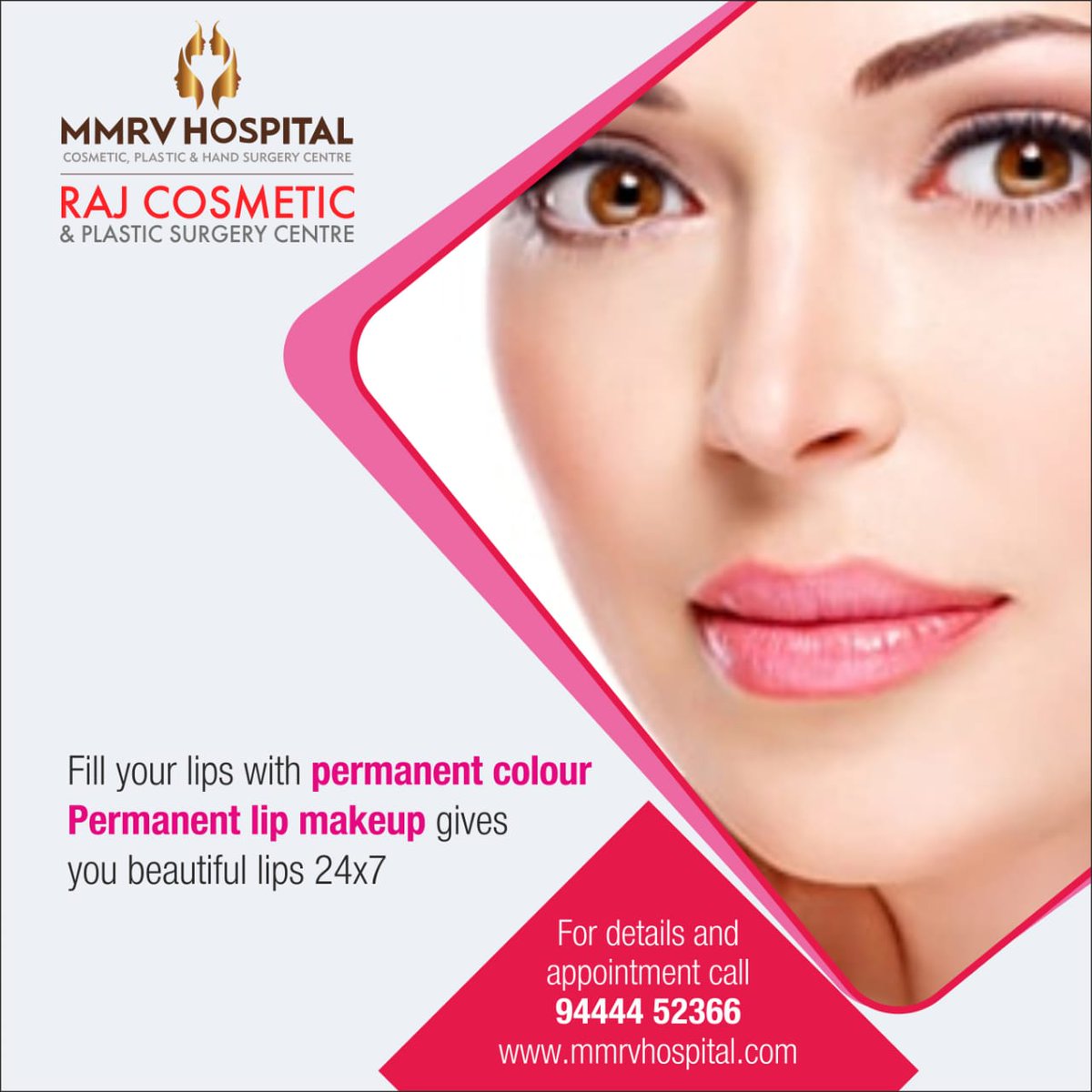 RajCosmetic's tweet photo. Fill your lips with permanent color
Permanent lip makeup gives you beautiful lips 24*7
Raj Cosmetic &amp; Plastic Surgery Centre
https://t.co/xPusw55nUD https://t.co/y5sxaavpIR