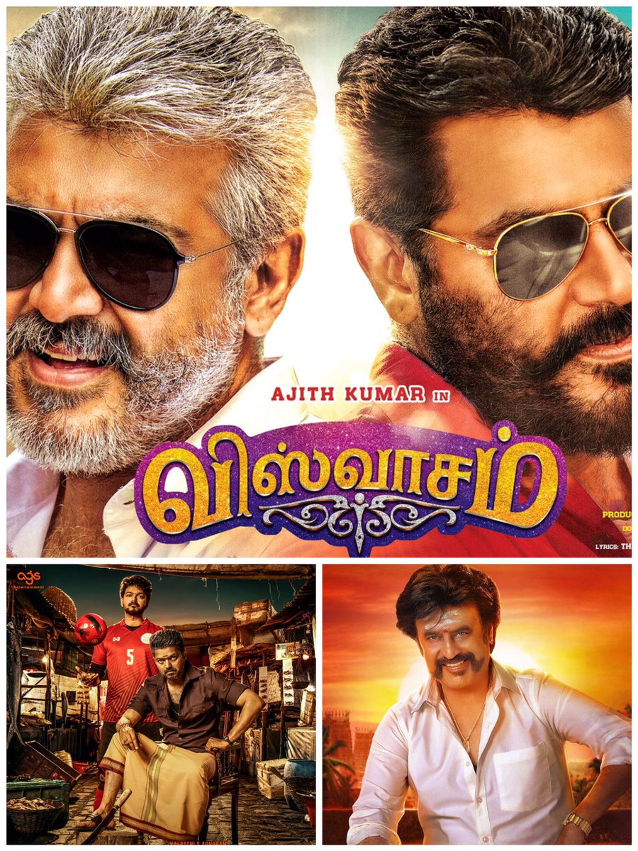 sivakpandian's tweet image. Top 3 Tamil movies of 2019 in Russia 🇷🇺 
1. #Viswasam 
2. #petta 
3. #bigil 

Waiting for 2020💥 #darbar #Thalapathy64 #SooraraiPottru #valimai #KGF2 
Thank you each&amp;amp;everyone one who supporting us @7thSenseCinema 
Note : (ngk, kaapaan and NKP was rlse in Russia bcse of holidays)