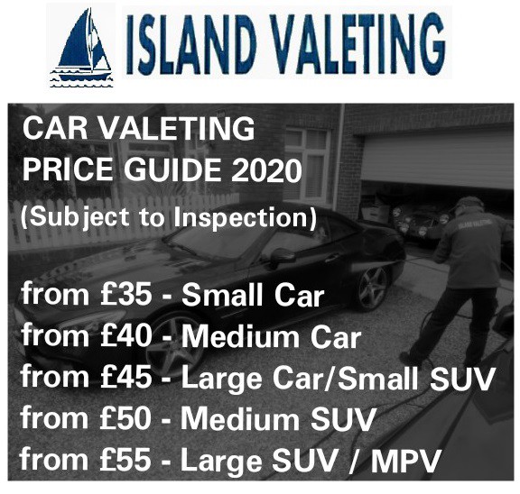 Our updated Car Valeting Price Guide for 2020.
(Existing customer loyalty discounts still apply.)