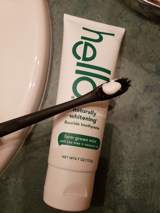 MK2thcleaner's tweet photo. hello® naturally whitening fluoride toothpaste with farm grown mint, tea + tree coconut oil is too legit to quit... because hello® gives a spit. join hello® friends to learn more! #hellonaturallywhitening #ad https://t.co/xqcY3bKASa https://t.co/ivYgUmz1Tw