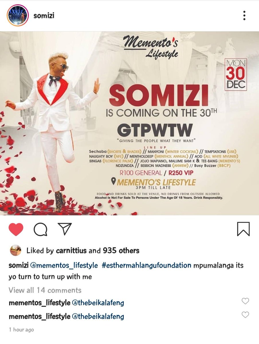 ThabsieM's tweet photo. Si on #MementosLifestyle https://t.co/4iOUE9ntNh