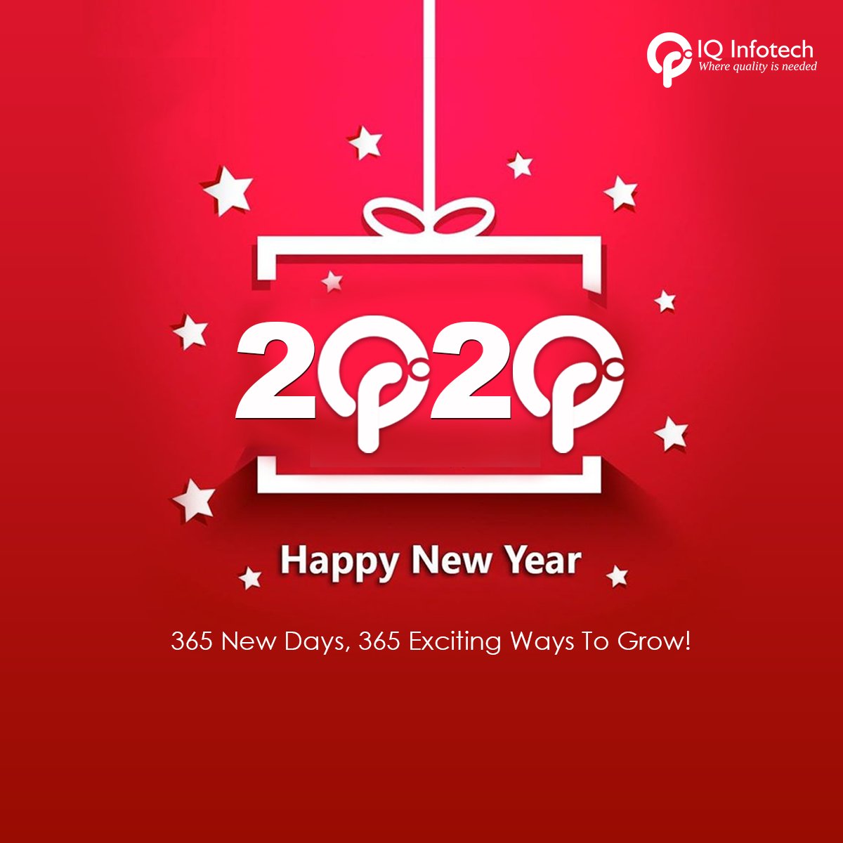 IQInfotechIndia's tweet photo. IQ Infotech wishes all of you Happy New Year 2020 and a great year ahead. We hope this year brings betterment, happiness, good health and wealth, and everything you desire in your life!

#HappyNewYear #NYE #NewYear #NewYear2020 #Celebration #iqinfotech https://t.co/UXYPtoRIKG