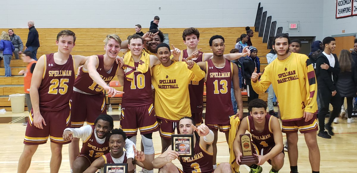 SpellmanSports's tweet photo. Last night the boys basketball team defeated Oliver Ames 77-69 to win the Muscato Tournament...Craig Farria led the way with 40 points for the 3 - 0 Cardinals https://t.co/9xRKefgOCT