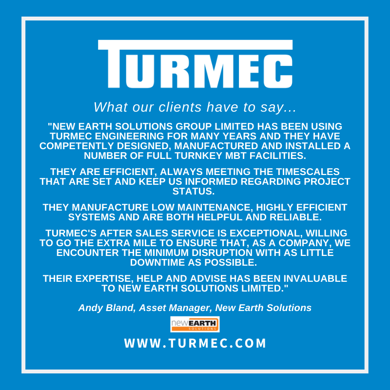TurmecRecycling's tweet image. Are you looking for low maintenance, highly efficient waste processing systems and are both helpful and reliable? Take a look at what New Earth Solutions, one of our clients, have to say and get in touch today!
#wasteprocessing #recyclingsolutions #MRF #wastemanagement #recycling