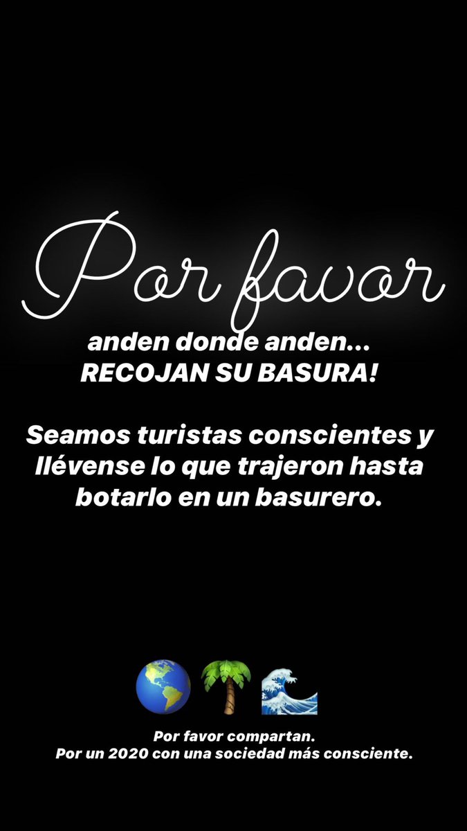 POR FAVOR 🌴🌎🌊 (Compartan please) ❤️