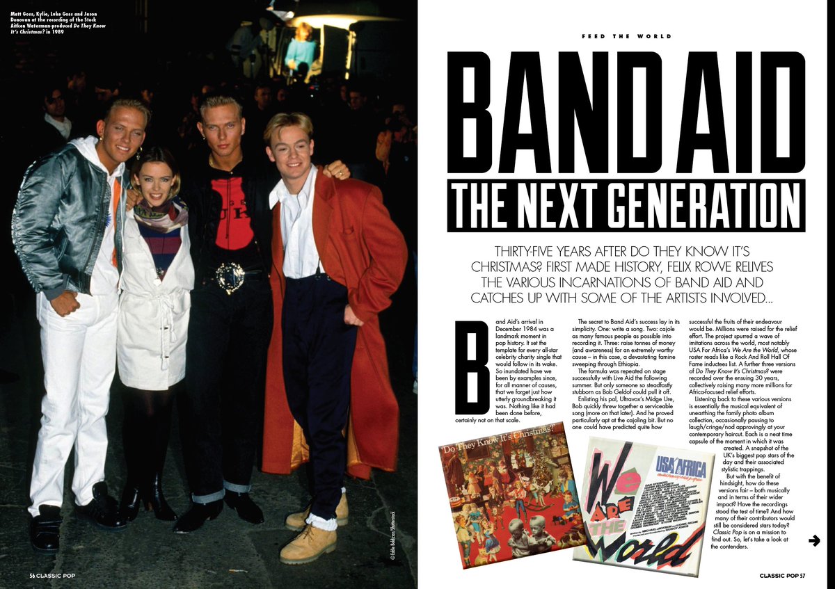 Classic Pop Magazine In New Classicpopmag We Look At The Band Aid Sequels To The Iconic 1984 Single Do They Know It S Christmas Buy In Store T Co Rvslt1sosc Buy Online
