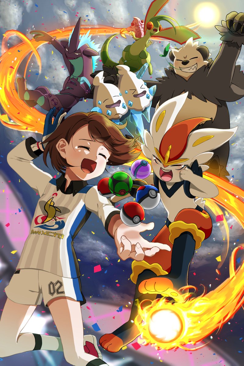 ぼくの剣盾旅パをかきました～
もう一枚ありますがそれを含めて描きおさめです　よいゲームに恵まれた一年だった…
年賀状描けなくて残念ですが、年が明けてもどうぞよろしくおねがいいたします🙇‍♂️