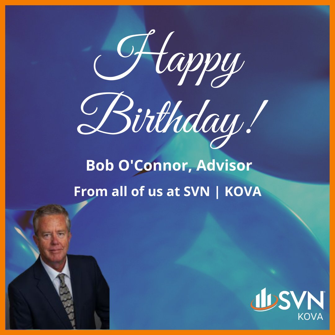 SVNKOVACRE's tweet photo. Wishing Bob O'Connor a Happy Birthday! He is our Cape Coral CRE expert! Check out Bob's bio &amp; listings in link https://t.co/8qHa4pM4Ek

#svnkovaftmyers #capecoral #commercialrealestate #cre #happybirthday #advisor #entrepreneur #landlistings #forsale https://t.co/rs1M2vD6rm