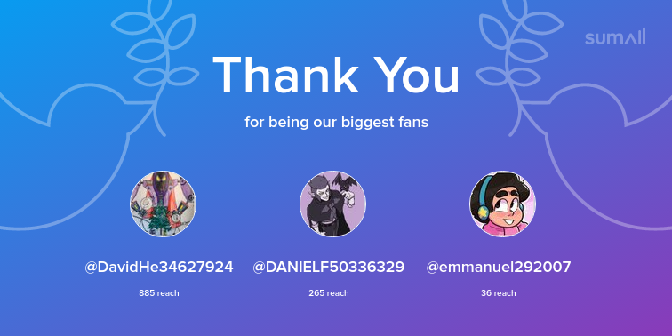 gregory_joss_AF's tweet photo. Our biggest fans this week: DavidHe34627924, DANIELF50336329, emmanuel292007. Thank you! via https://t.co/UQPSiFY6uU https://t.co/8Z1yLyFq1w