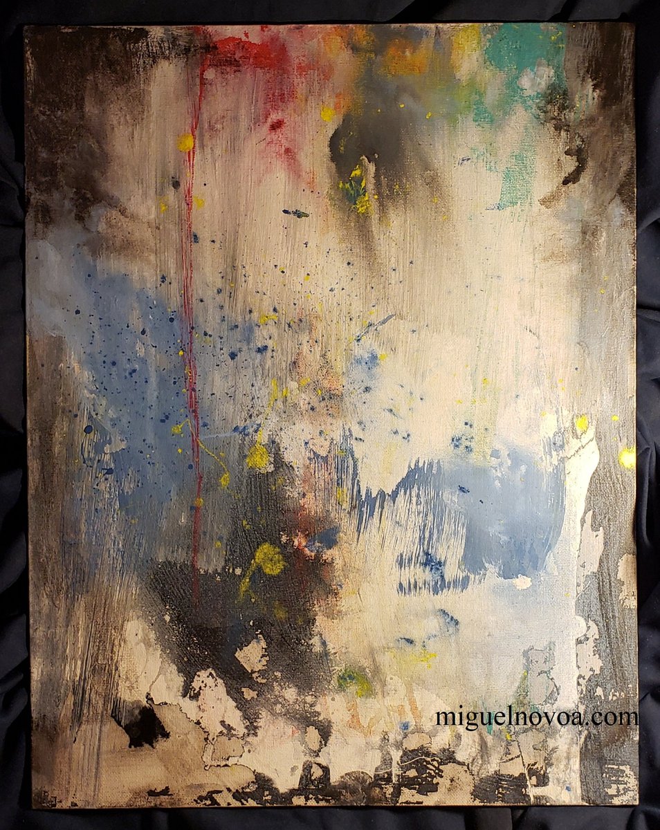 miguelnovoa's tweet photo. "Suspendu" https://t.co/tl6ibNadGP 12/30/2019 #acrylicpainting on #canvas 14"x18" #artwork #abstractart #art #artist #abstractpainting #artoftheday #painting #paintings #interiordesign #artworks #ArtistOnTwitter #artistinresidence #artistic #painter #artists https://t.co/Qvms0tRXUA