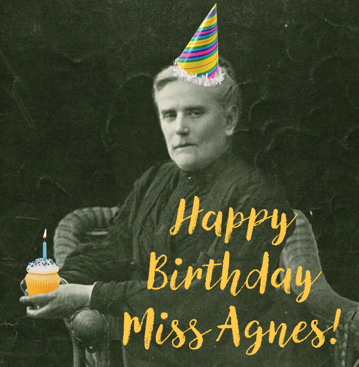 Happy Birthday Miss Agnes Irwin! Today, the founder of our school would  have been 178 years old. Miss Agnes' vision was to provide an exceptional  education for girls — a mission that, image size:1172x1200