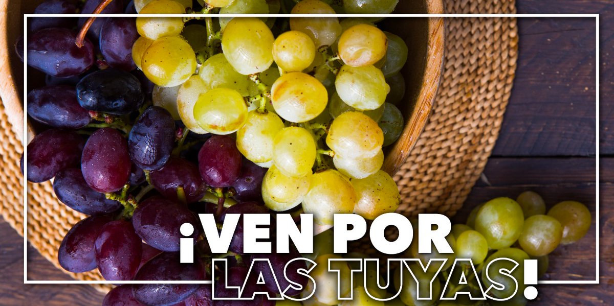 Si eres de los que le gusta comer uvas en fin de año, te recordamos que en Merca Panamá, las puedes encontrar con o sin semillas, verdes o moradas. ¡Ven por las tuyas! #MercaPanamá #TuMercado #Panamá