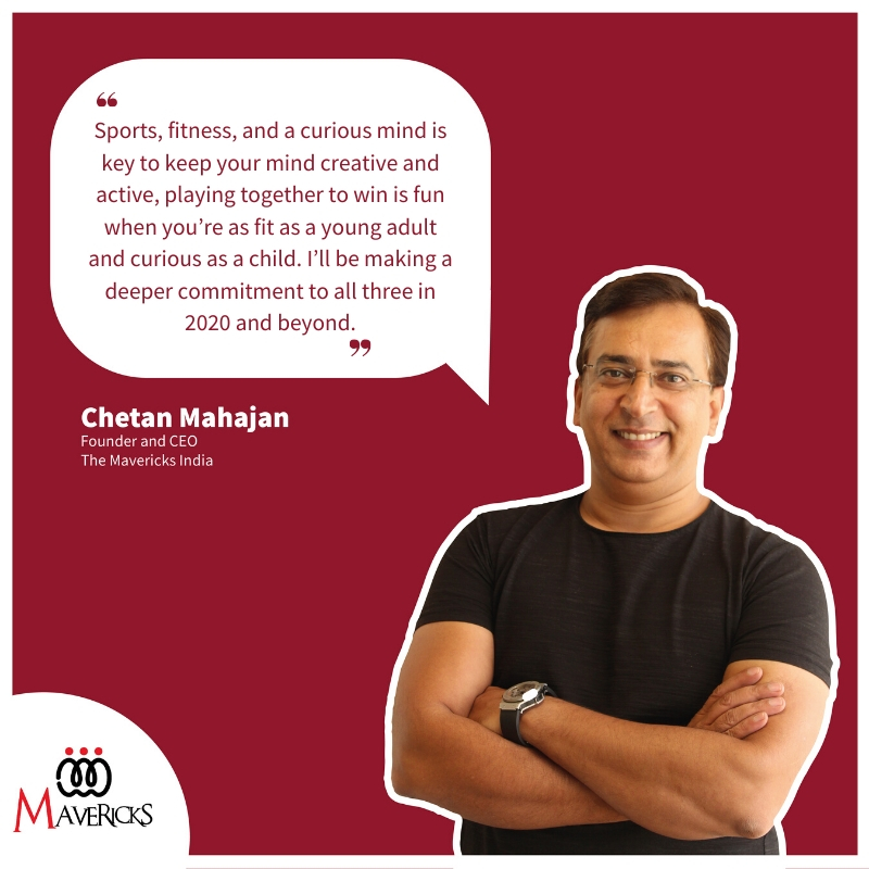 Our founder, @ChetanMahajan, found the three most important ingredients that go into the recipe of a fulfilling life! This 2020 open your world to new possibilities, excitement, and success by committing to your mind, body, and soul. #foundertip