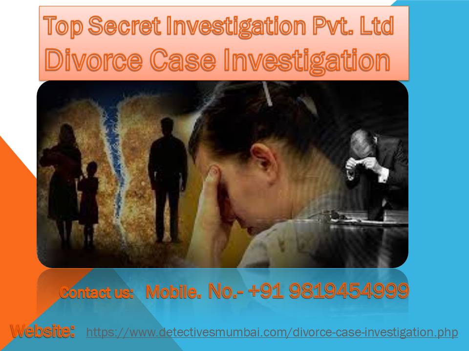 tsi_pvt_ltd's tweet photo. If you find that your life partner is not spending time with you anymore, or he is ignoring you and children, hiding truth from you, doing secretive phone calls then you should contact Top Secret Investigation. 
#Divorcecaseinvestigation

https://t.co/qtnOryYM1z https://t.co/pdRcb5v5aG