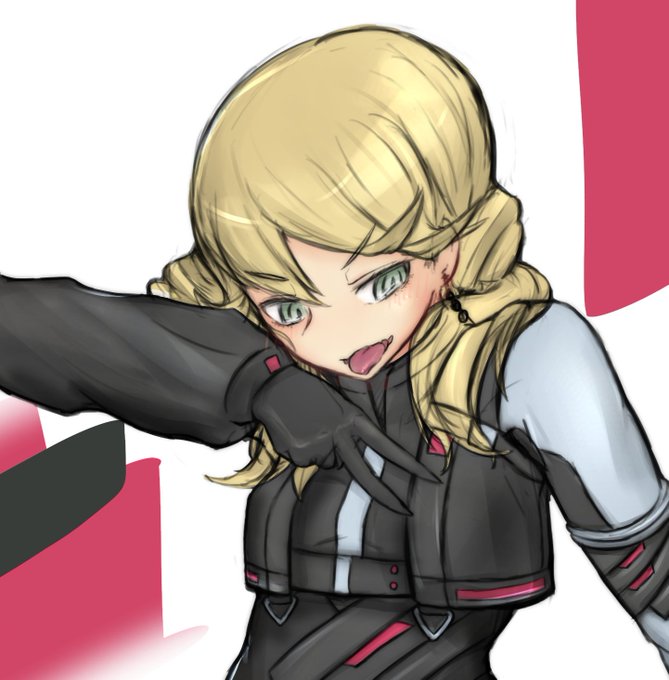 朱音ちゃん!(ちょっとガラ悪めバージョン
#アリスギアお絵かき 