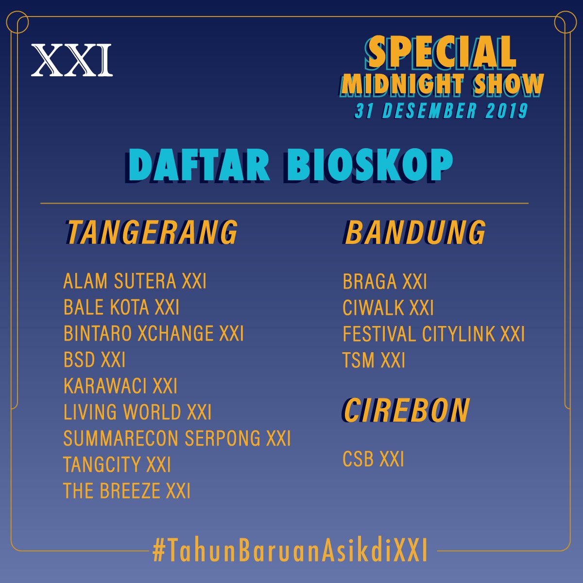 Cinema Xxi On Twitter Ayo Ayo Coba Cek Di Kotamu