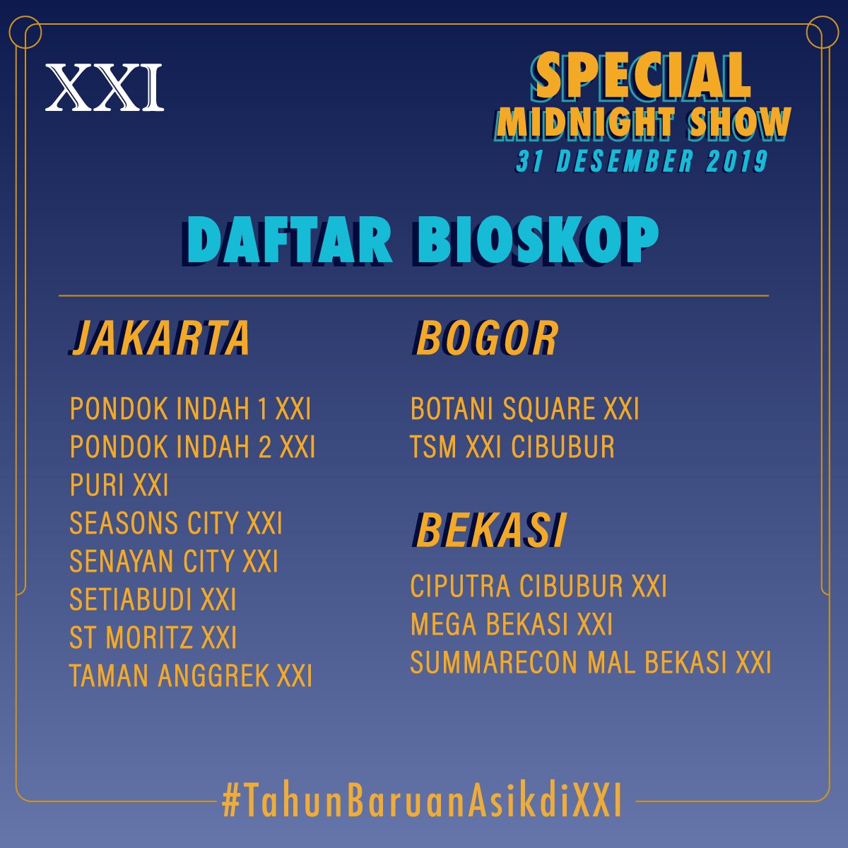 Cinema Xxi On Twitter Ayo Ayo Coba Cek Di Kotamu