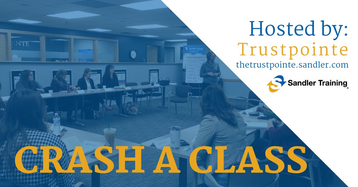 Did someone say FREE sales training? 

Let us help you solve your toughest sales challenges.

Learn more: buff.ly/2DcbfQM 

#Coaching #Sandler #Training #Sales #SalesTraining #Business #Indianapolis #Indiana #Trustpointe