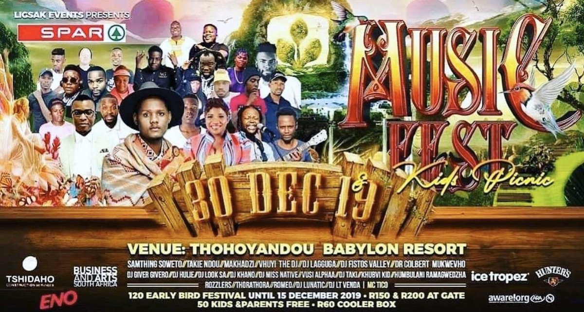djmahoota's tweet photo. #sparmusicfestival #30december @thohoynadou Babylon Resort Venda @sakie_ligudu #All the best for 2day my Leader #Ndaa https://t.co/BmKWVRghjt