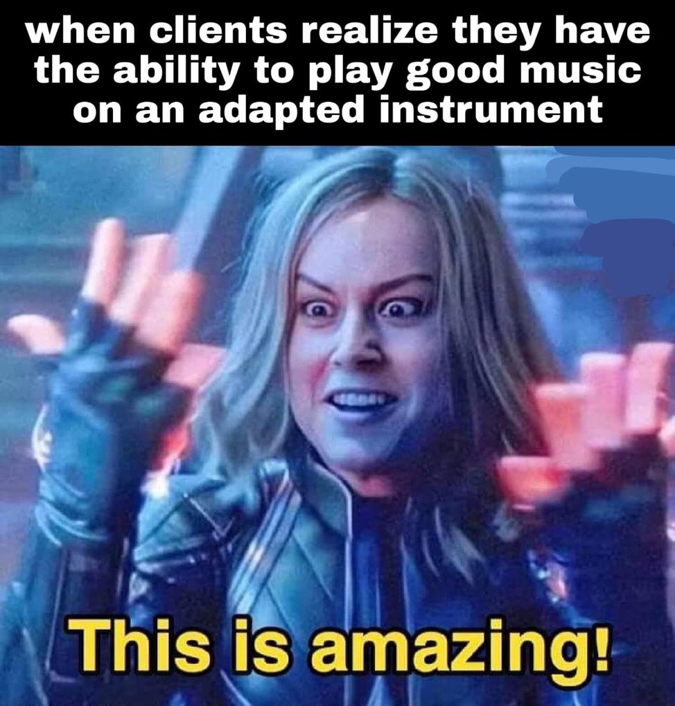 CFAC_mt's tweet image. #MTMemeMonday #advocacy #MusicTherapy #ConcertforaCauseMT