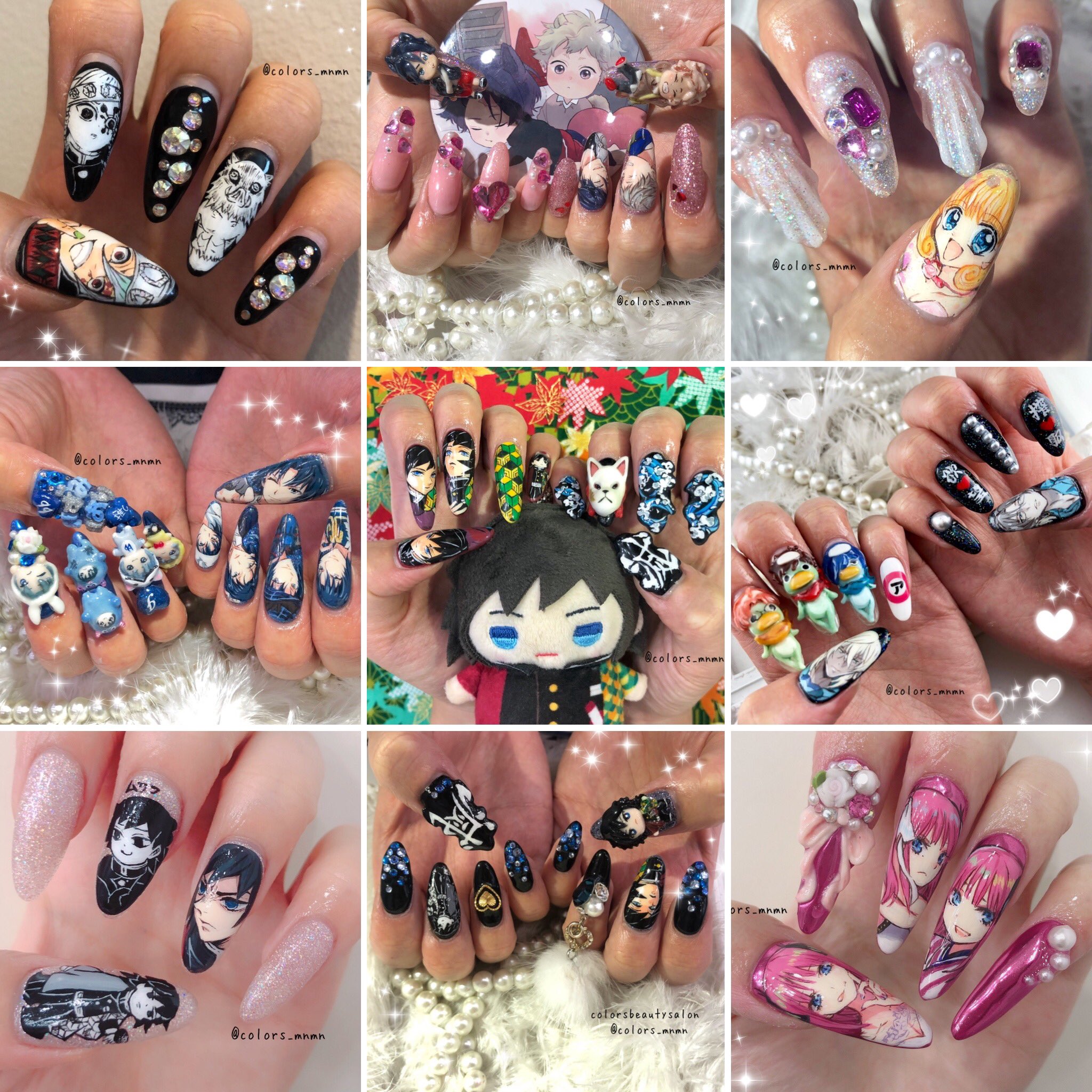 Color Sやまざき 昨日で19年仕事納めでした 今年もたくさんのお客様のネイルを 担当させていただき とても楽しい １年でした 今年のやまざきはとにかく派手強い ネイルばかりしてました 笑 来年も長い 強い ギラギラ な ネイル極め