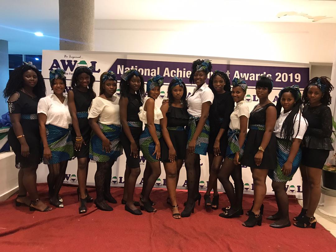 BOuvreuse's tweet photo. All Works Of Life 
National Achievement Awards 
#AWOL
#BEEHIVEOUVREUSE 
#USHERETTES 
#HOSTESSES 
+23276116068 for Bookings ❤ https://t.co/b3eSMLb3Sk