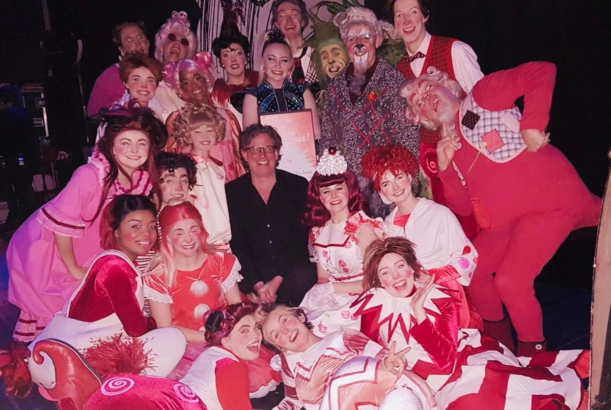 - <a href="/sixthemusical/">SIX 👑</a>'s <a href="/Jennifer_cald/">Jen Caldwell</a> with the cast of <a href="/GrinchMusicalUK/">The Grinch</a> before she guest opened the show yesterday 🤩