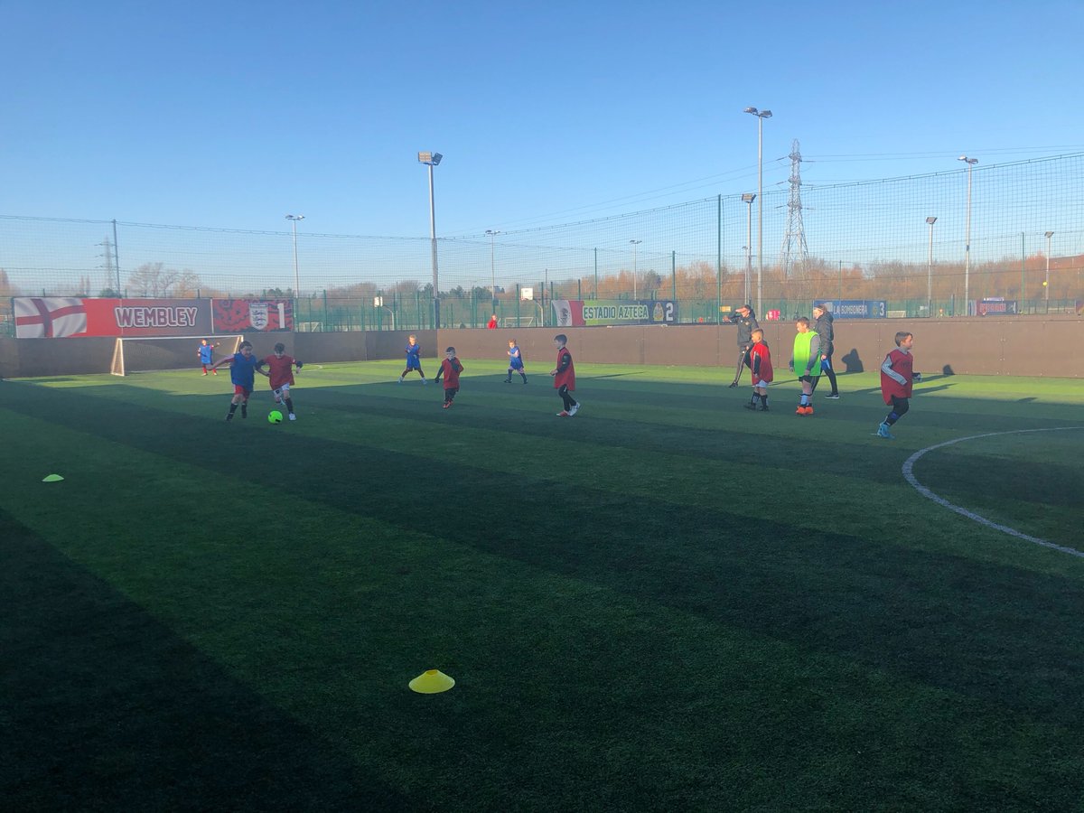 GoalsBLC's tweet photo. Sun’s out and all kids are out running about and having  fun here with us at Goals with the Wolves winter coaching session today! 🐺🐺 ⚽️ https://t.co/LK4e5Fl0EA