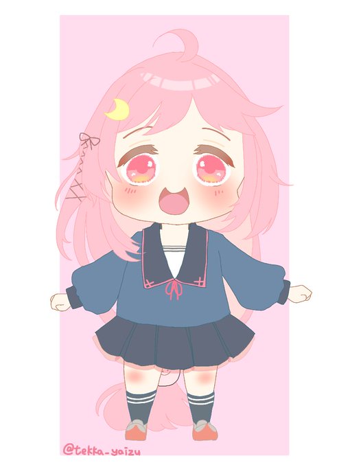 #艦これ版深夜の真剣お絵描き60分一本勝負
#艦これ版真剣お絵描き60分一本勝負_20191230
#卯月

「しれいかぁーん!おつかれぴょん!」 