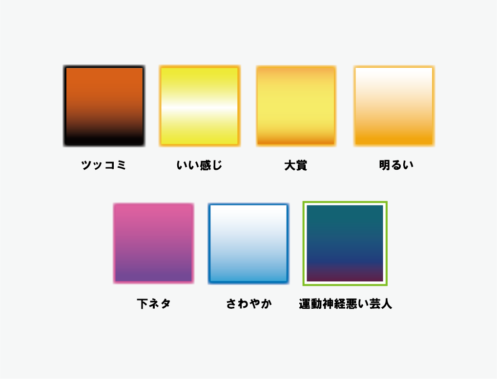 軟膏 Ar Twitter アメトーークテロップのグラデーション