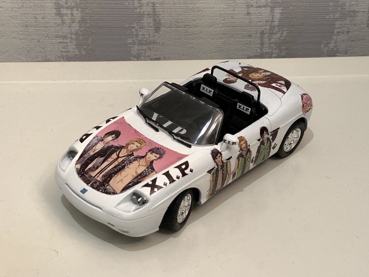 ほんの少し赤い悪魔 今年作ったプラモ晒そうぜ 今年は約10年ぶりくらいに本格的なプラモ作りを再開 ガルパン痛 ジープを作る前に実は自作痛車を1台製作 インクジェット使用の自作デカール貼りに大苦戦 ガンプラはディジェ1体のみ プラモはあくまでも