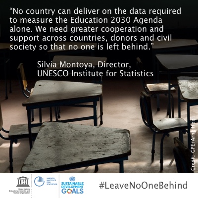UNESCOstat's tweet photo. We need to #FundData to help countries monitor and achieve the #GlobalGoals and #SDG4 https://t.co/CihJaY3RWj https://t.co/VaHGT4S8Ro
