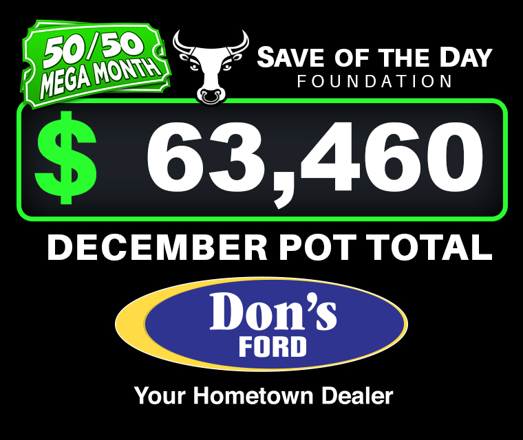 TODAY ONLY!!! 

Want to get in on our Mega 50/50 pot but haven’t been able to get to a game this month? We’ve got you covered! Stop by the Box Office today until 5pm and purchase tickets!