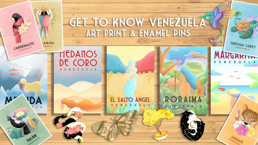 KewaiiStudio's tweet photo. He creado una colección de ilustraciones y postales de #Venezuela para recordar nuestro país y compartir su belleza con todo el mundo. Parte del recaudado de las ventas será destinado a una ONG para #venezolanos en dificultad - RT PARA APOYAR https://t.co/eipO1zhlPm https://t.co/eZr4bdgvY7