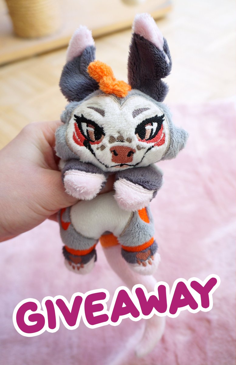 GIVEAWAY! &lt;3
Happy new year everyone! To celebrate the new year's beginning I wanted to give something out to you! You can win one (1) beanie//kuttari plush of your OC//fursona!

Rules:
- Follow me
- retweet this
- post your OC//fursona in the comments!

Ends January 10th!