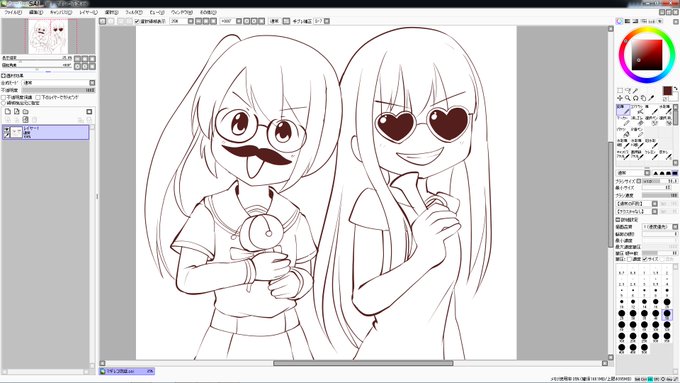 今こんな感じ。もう誰か描いてないかな? 