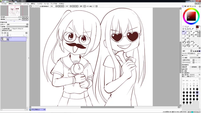 今こんな感じ。もう誰か描いてないかな? 