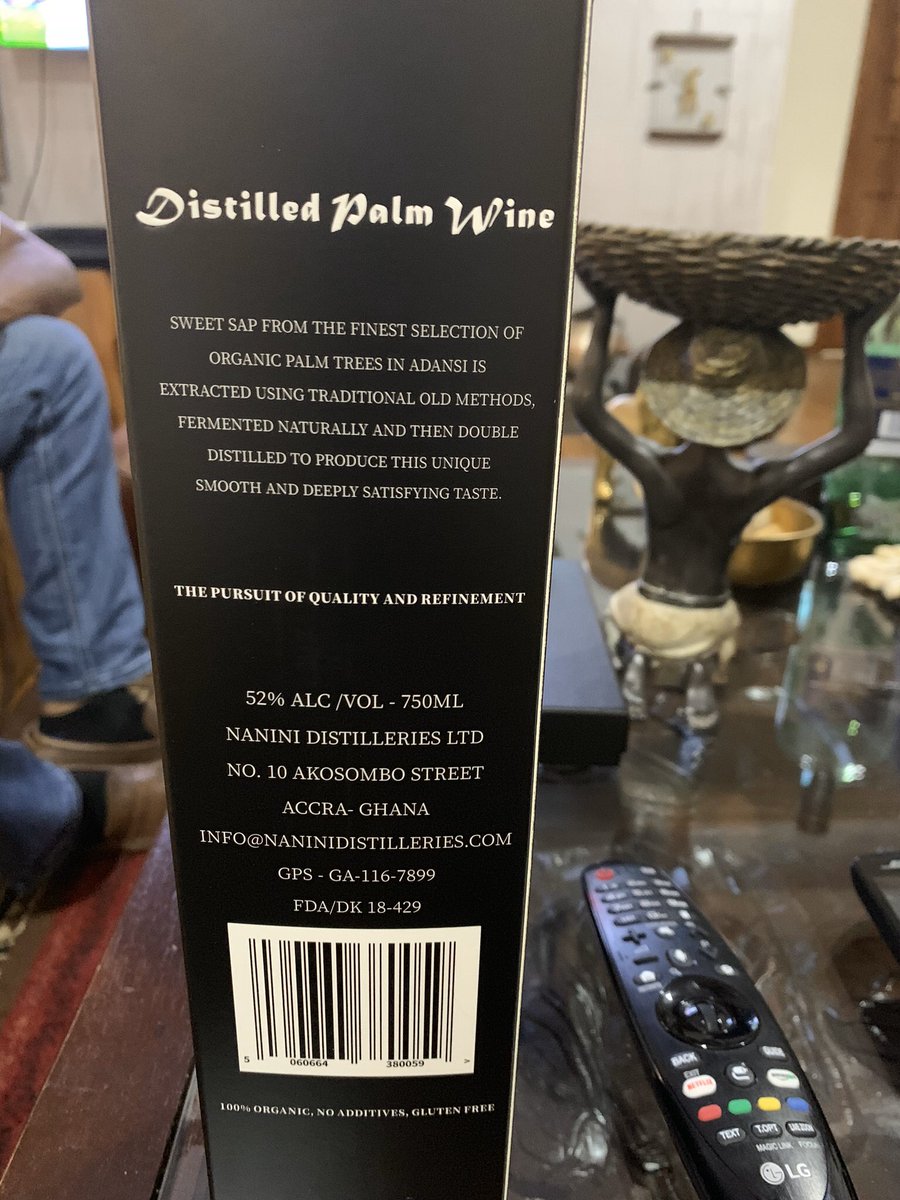 GabbyDarko's tweet image. Apio today. It is all about branding. An authentic spirit, better than Vodka, distilled from palm wine, grown organically in Ghana.  We have it all. Let’s market what we have better.