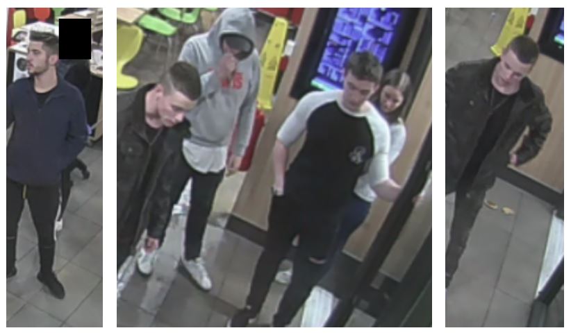 Did you witness a fight at McDonalds, Hankridge #Taunton, at 12.45am Sat 28 Dec? An 18-year-old man was assaulted. We've made arrests &amp; now want witnesses to come forward – especially the potential witnesses pictured. Any info call 101 ref 5219297567 bit.ly/2tj7eY5